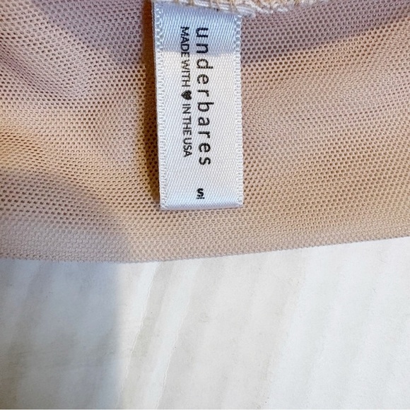 Underbares Mesh U Bra Size Small Beige Cream Tan Comfort No Underwire Lounge - Picture 11 of 13